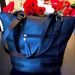 ❤️HP❤️”THE SAK” SEQUOIA HOBO BLACK LEATHER BAG